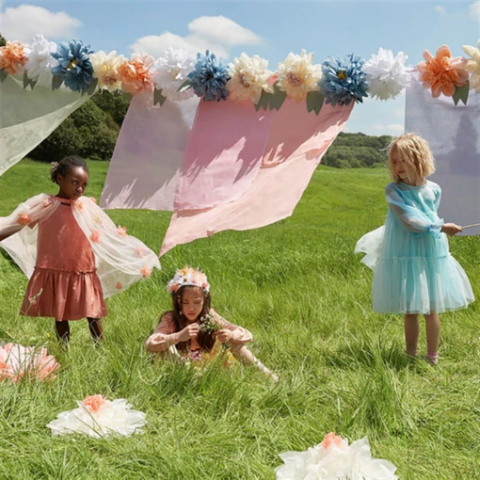 Meri Meri - Flowers In Bloom Giant Garland - Dev Çiçekler Asılan Süs