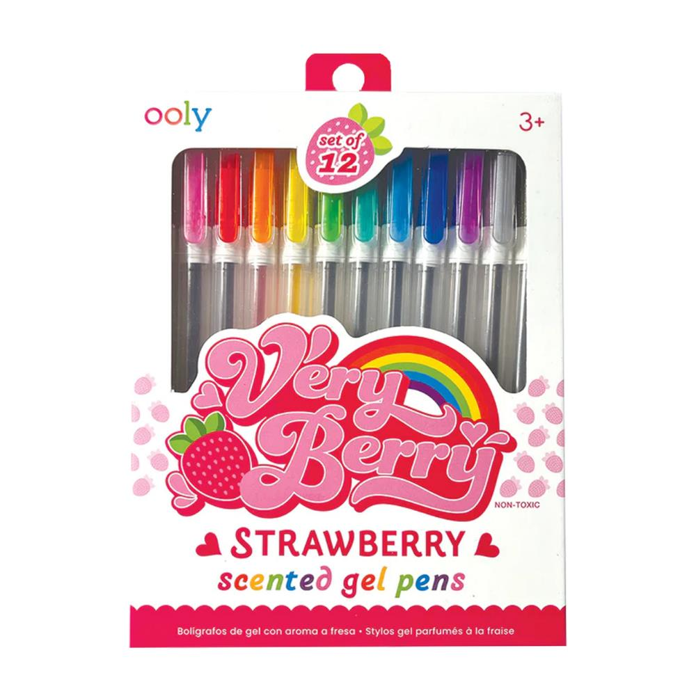Ooly Very Berry Çilek Kokulu 12’li Jel Kalem