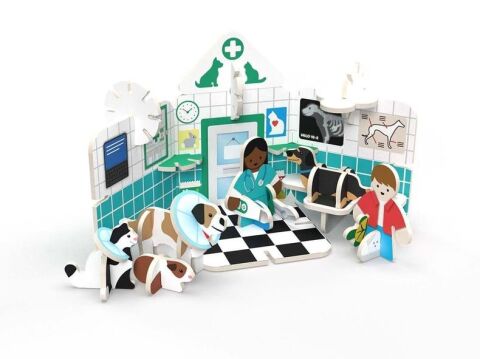 PlayPress - Story Playset - Mini Vets