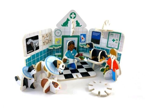 PlayPress - Story Playset - Mini Vets