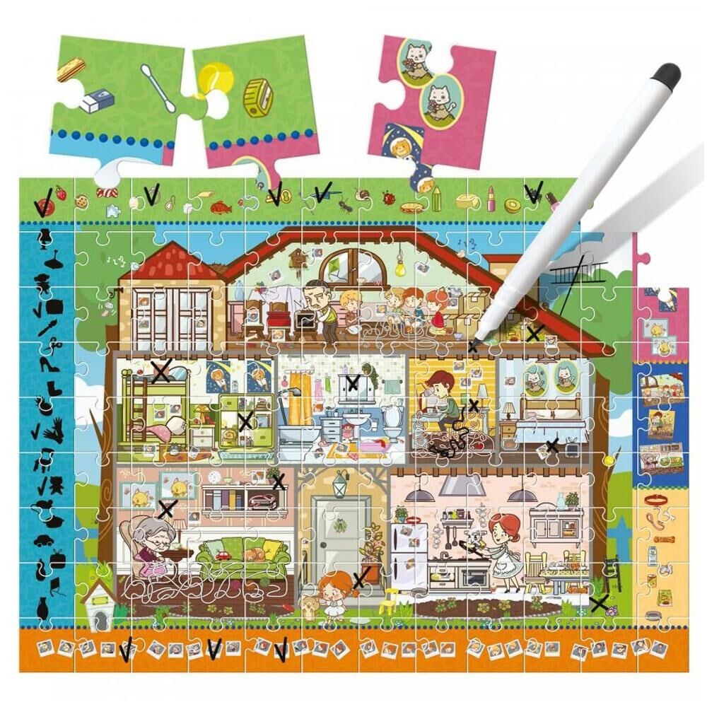 Headu Brain Trainer Puzzle (4-8 Yaş Gözlem ve Mantık Yapbozu)