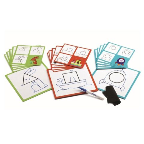 Djeco Adım Adım Çizim Oyunu / Step by Step Géo And Co