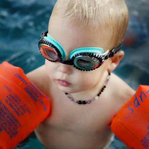 Bling2o Drag Race Retro Teal Slider Renkli Çocuk Deniz Gözlüğü