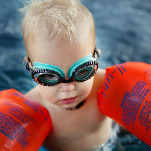 Bling2o Drag Race Retro Teal Slider Renkli Çocuk Deniz Gözlüğü