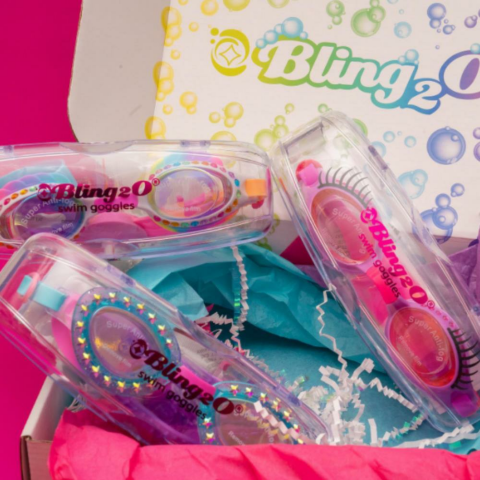 Bling2o Drag Race Retro Teal Slider Renkli Çocuk Deniz Gözlüğü