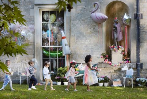 Meri Meri - Flamingo Foil Balloon - Flamingo Folyo Balon