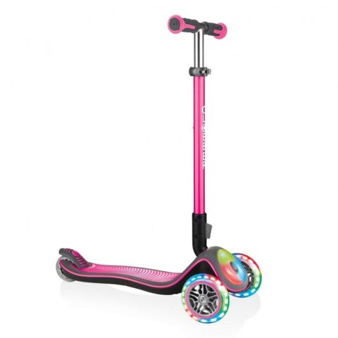 Globber Scooter / Elite Deluxe Flash Full Işıklı Scooter - Pembe