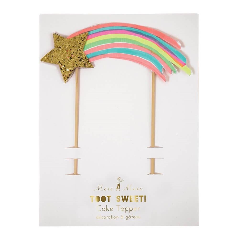 Meri Meri - Shooting Star Cake Topper - Kayan Yıldız Pasta Süsü