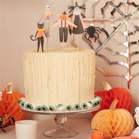 Meri Meri - Honeycomb Pumpkins - Petekli Bal Kabakları - 10'Lu