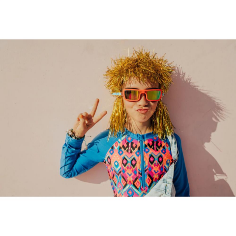 Bling2o Electric 80's Retro Red - Kırmızı Çocuk Deniz Gözlüğü