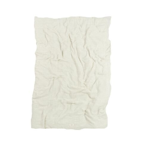 Wabi Sabi Nevresim Single, Blue Grid