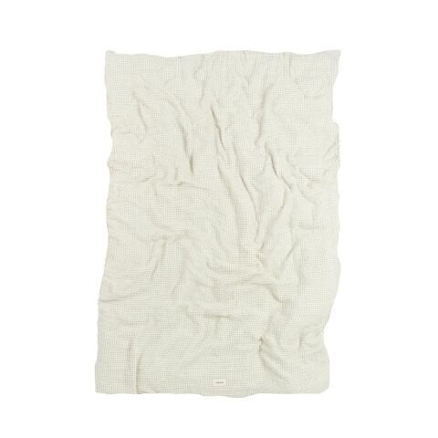 Wabi Sabi Nevresim Single, Blue Grid
