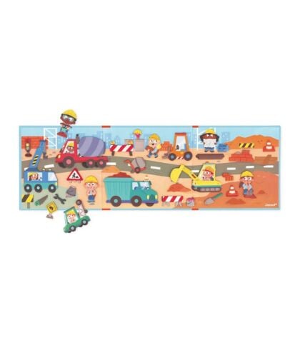 Janod Mıknatıslı Oyun Kitabı - Şantiye Hikayeleri