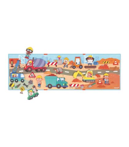 Janod Mıknatıslı Oyun Kitabı - Şantiye Hikayeleri