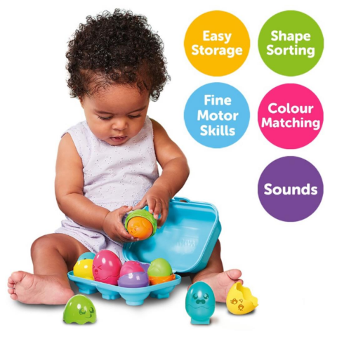 Tomy Parlak Renkli Saklambaçlı Yumurtalar / Hide & Squeak Bright Chicks