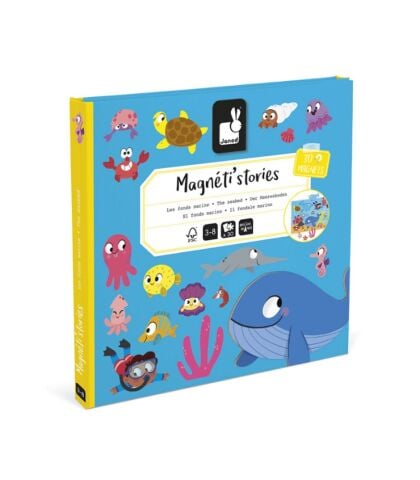 Janod Mıknatıslı Oyun Kitabı - Denizin Dibinde