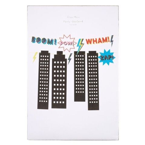 Meri Meri - Superheroes Garland - Süper Kahraman Asılan Süs