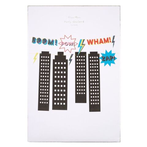 Meri Meri - Superheroes Garland - Süper Kahraman Asılan Süs
