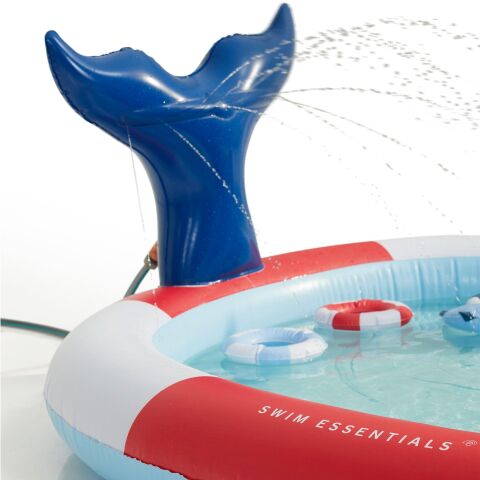 Swim Essentials Whale Fıskiyeli ve Kaydıraklı Şişme Oyun Havuzu 210cm