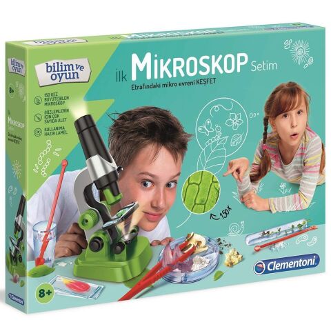 Clementoni Bilim ve Teknoloji - İlk Mikroskop Setim - STEM