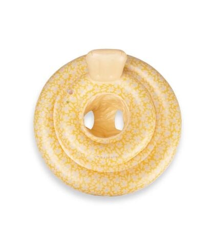 Swim Essentials Yellow Flowers Bebek Sırt Destekli Yüzme Simidi 0-1 Yaş