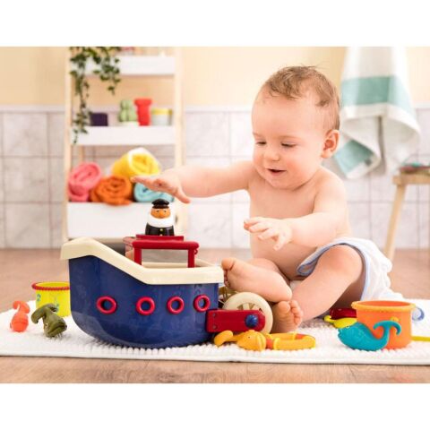 B.Toys Su Botu - Fish & Splish (Banyo Oyuncağı / Bath Toy Set)
