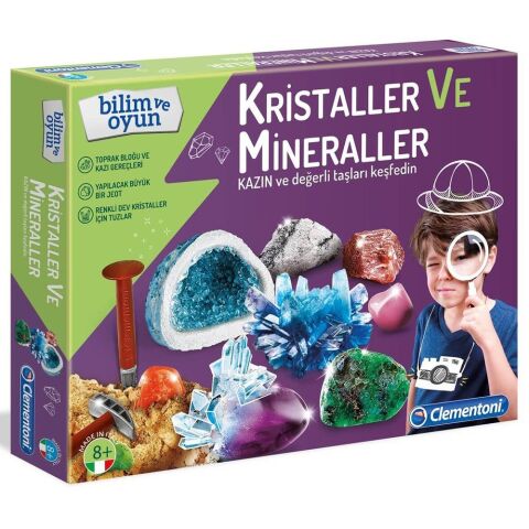 Clementoni Bilim ve Teknoloji - Kristaller ve Mineraller - STEM