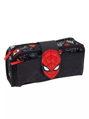 Smiggle - Marvel Spiderman Çift Gözlü Kalem Kutusu