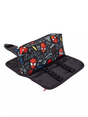 Smiggle - Marvel Spiderman Çift Gözlü Kalem Kutusu