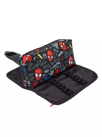 Smiggle - Marvel Spiderman Çift Gözlü Kalem Kutusu
