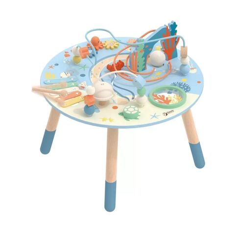 Classic World Ahşap Çok Fonksiyonlu Aktivite Masası - Okyanus