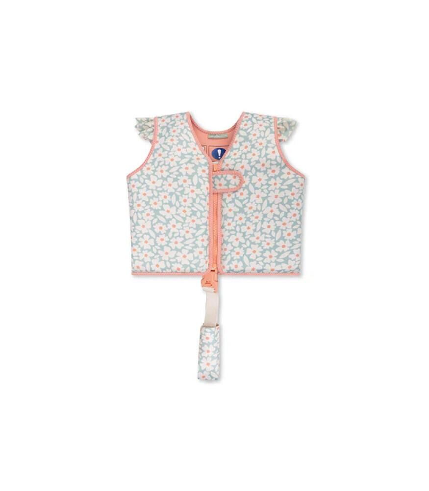 Swim Essentials Green Flowers Köpük Dolgulu Yüzme Yeleği 3-6 Yaş