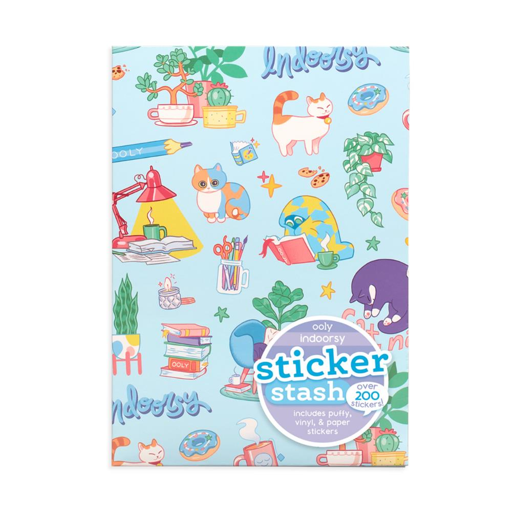 Ooly Sticker Stash Çıkartma Seti - Indoorsy