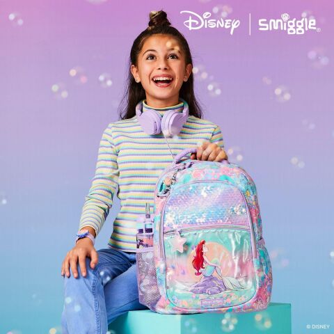 Smiggle - Disney Prenses Klasik Sırt Çantası
