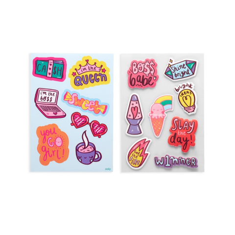 Ooly Sticker Stash Çıkartma Seti - Girl Boss