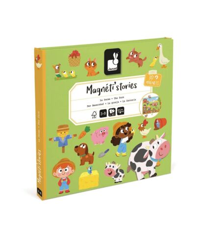 Janod Mıknatıslı Oyun Kitabı -Çiftlik