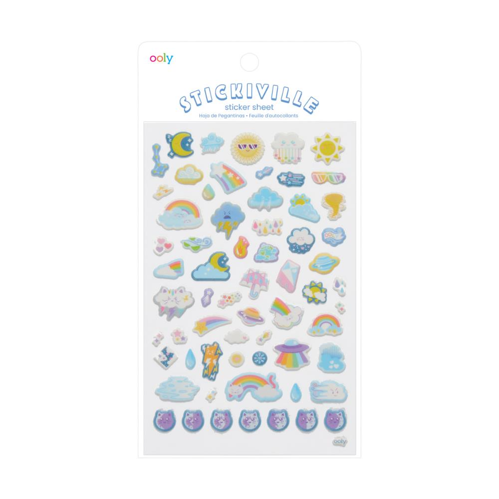 Ooly Stickiville Çıkartmalar - Weather Pals