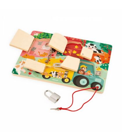 Janod Sürpriz Kilitli Pano - Çiftlik