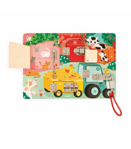 Janod Sürpriz Kilitli Pano - Çiftlik