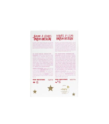 Inuwet 2li Su Bazlı Oje ve Dudak Balmı Seti - Cheesecake Aromalı ve Karpuz Kokulu