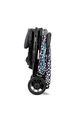 Inglesina Quid2+ Tek El Tek Hamle ile Katlanıp Açılan Kabin Boy Bebek Arabası Özel Koleksiyon - Polka Black