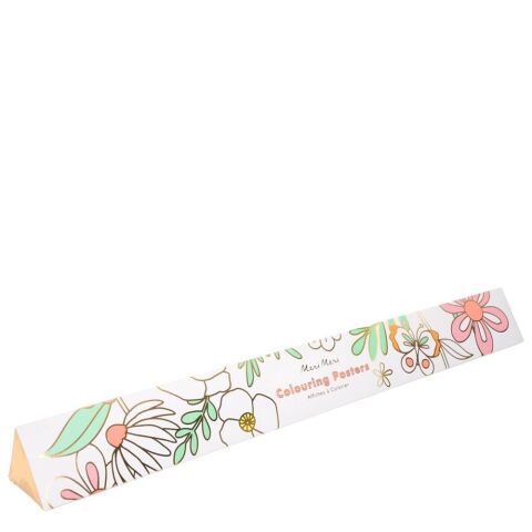 Meri Meri - Butterfly Colouring Posters - Kelebek Boyamalı Poster