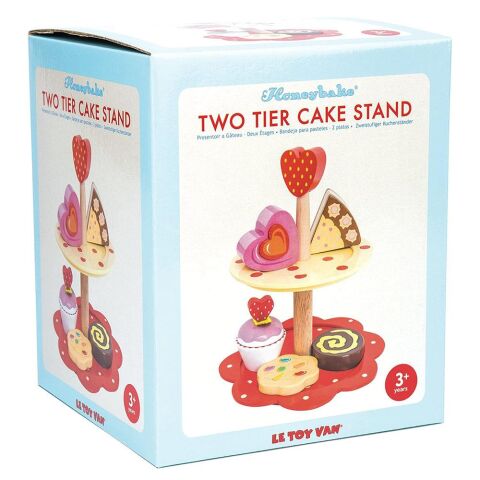 Le Toy Van 2 Katlı Kek Standı - Evcilik Oyunu Mutfak Aksesuarı
