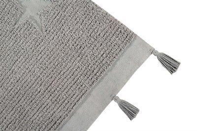 Hippy Stars Gri Çocuk Odası Kilimi