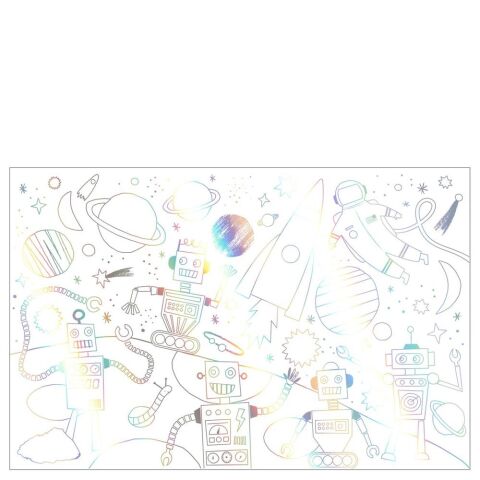 Meri Meri - Space Colouring Posters - Uzay Boyamalı Poster