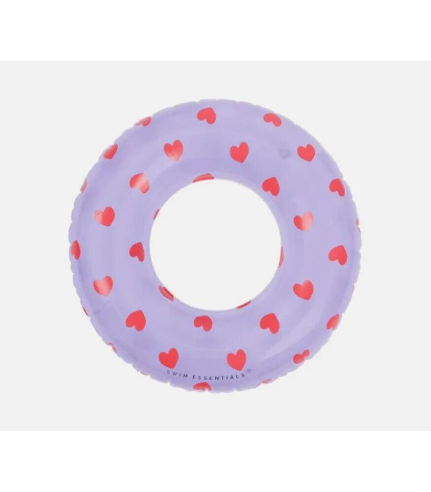 Swim Essentials Sweet Hearts Lilac Yüzme Simidi 55cm
