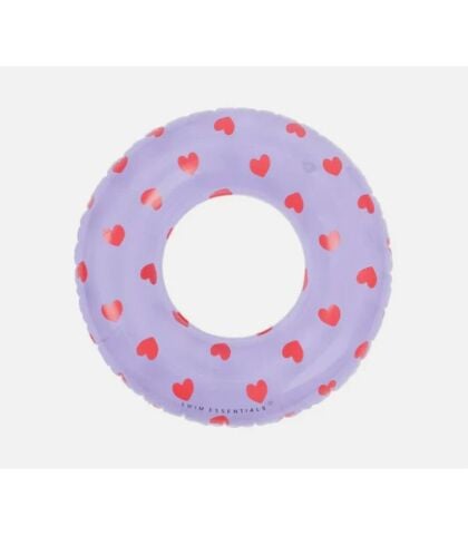 Swim Essentials Sweet Hearts Lilac Yüzme Simidi 55cm