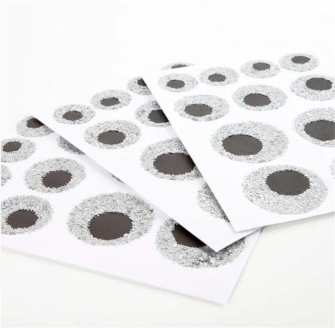 Meri Meri - Eco Glitter Eyeball Stickers - Parıltılı Göz Çıkartmalar (8'li)