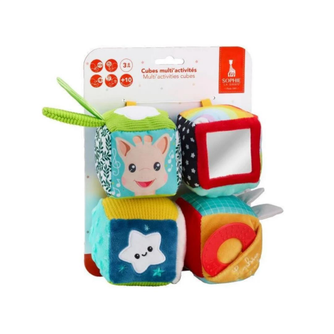 Sophie la Girafe Multi'activities +4lü Küp Oyuncak
