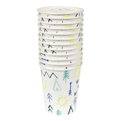Meri Meri - Let's Explore Party Cups - Kamp Bardak
